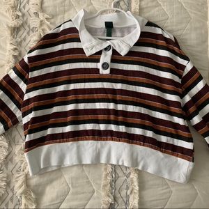 striped vintage looking collared shirt!